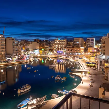St Julian's Seaview Duplex On Spinola Bay * Saint Julian's