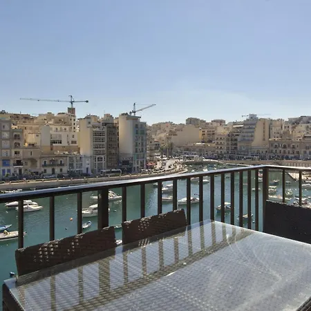 شقة Stunning St Julians Seaview Duplex On Spinola Bay