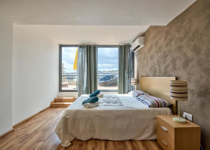 شقة Stunning St Julians Seaview Duplex On Spinola Bay *