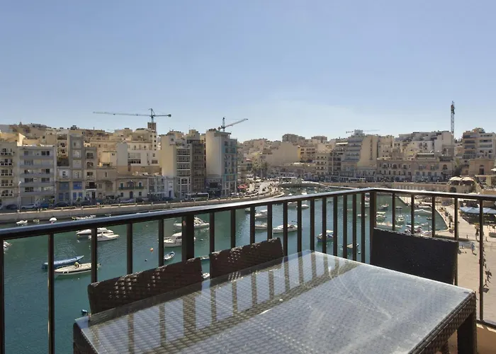 شقة Stunning St Julians Seaview Duplex On Spinola Bay