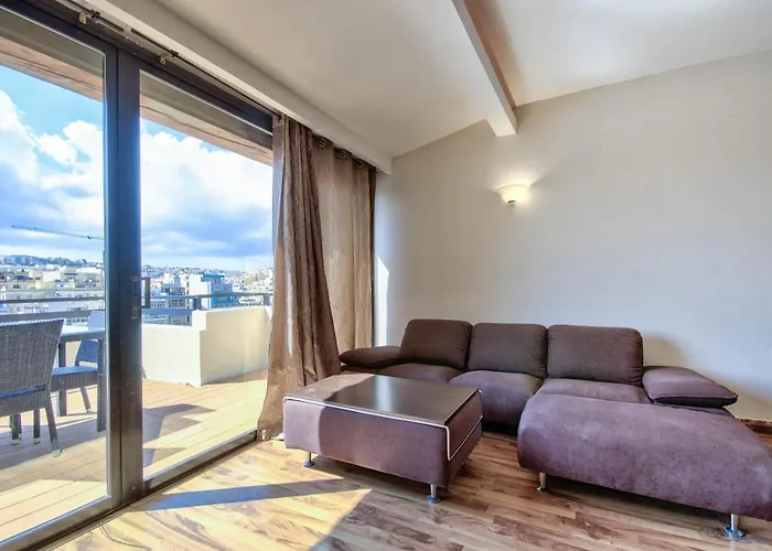 Stunning St Julians Seaview Duplex On Spinola Bay شقة سانت جوليان