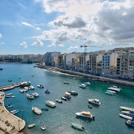 Stunning St Julians Seaview Duplex On Spinola Bay דירה Saint Julian's