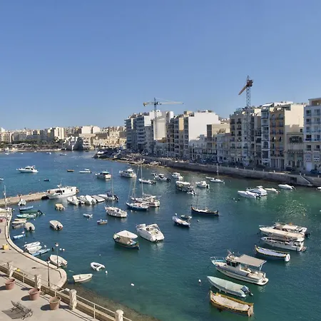 Stunning St Julians Seaview Duplex On Spinola Bay Saint Julian's