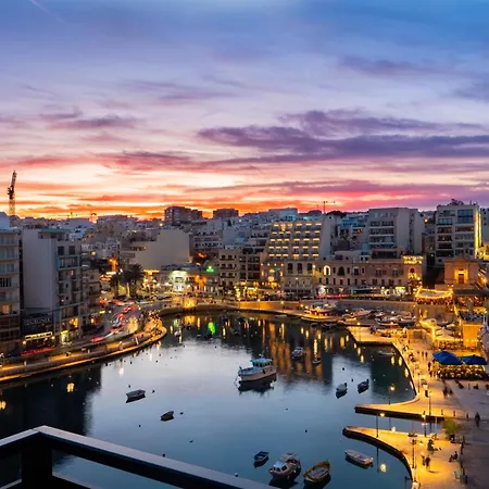 דירה Stunning St Julians Seaview Duplex On Spinola Bay